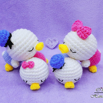 Sleeping Baby Donald & Daisy