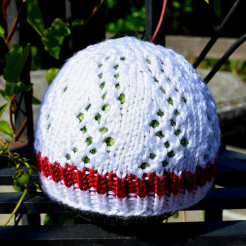 Zigzag Lace Baby Hat
