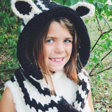 Ziggy the Zebra Hooded Scarf