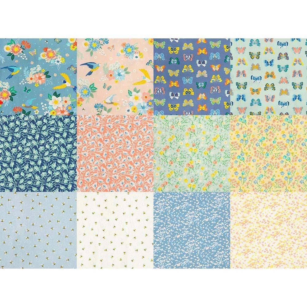 LoveCrafts Spring Garden 10" Squares
