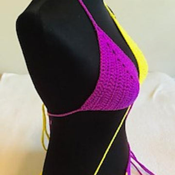 Two Tone Bikini Set