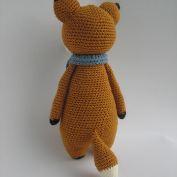 Fox with Scarf Crochet Amigurumi Pattern