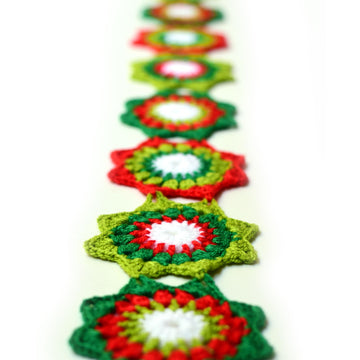Kyla Zoran Christmas crocheted garland
