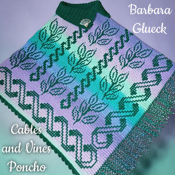 Flowing Cables and Vines Poncho