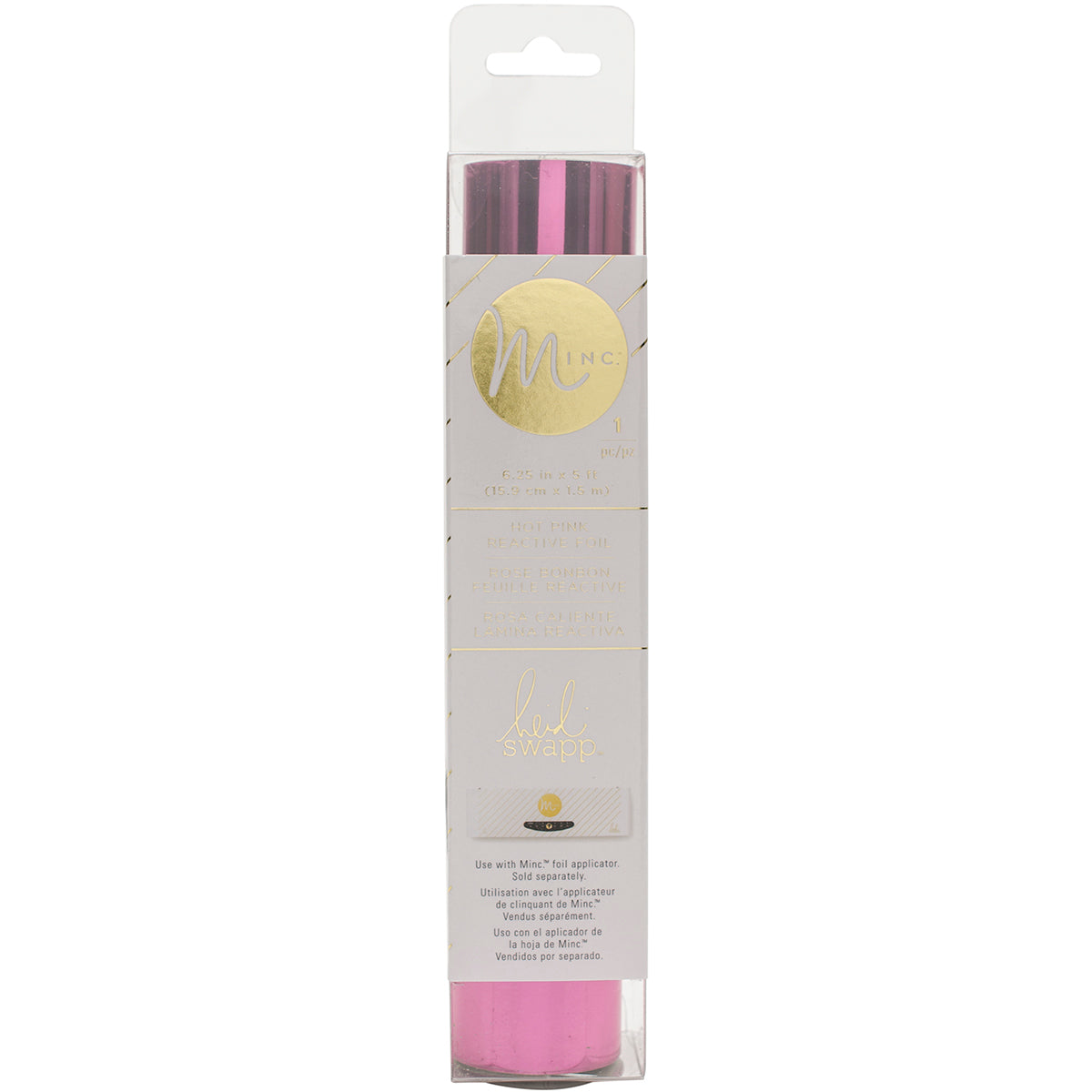 American Crafts Heidi Swapp Minc Reactive Foil 6"X5' Roll - Hot Pink