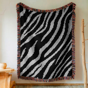 Zebra C2C Crochet Pattern