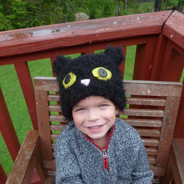 Black Kitty Cat Hat