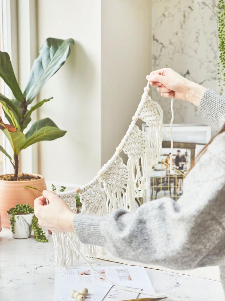 My Life Handmade Macrame - Macrame Bunting Craft Kit