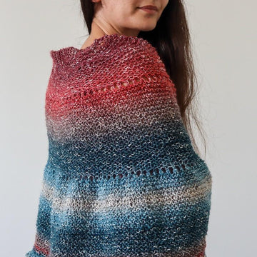Garter Stitch Half Pi Shawl