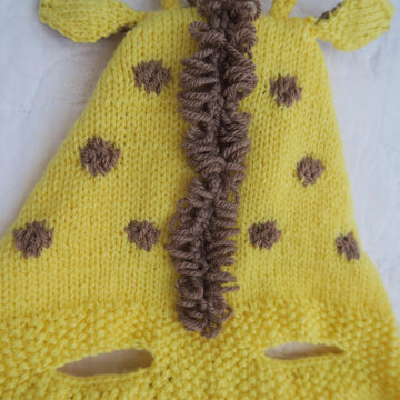 Giles Giraffe Hooded Baby Car Seat Blanket