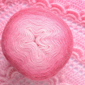 Strawberry Cupcake shawl CAL