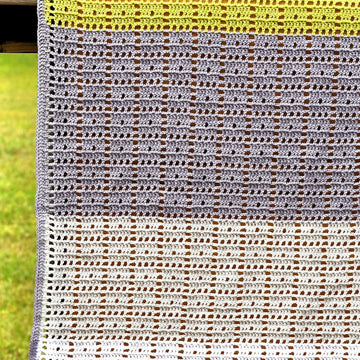 Color Block Baby Blanket