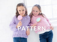 Mini Sweater in Loopy Mango Big Cotton - Downloadable PDF