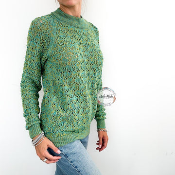 Women’s lace raglan jumper