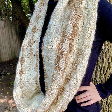 Caramel Latte Infinity Scarf