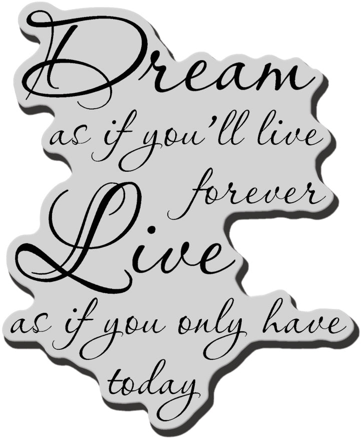 Stampendous Cling Stamp - Dream Forever