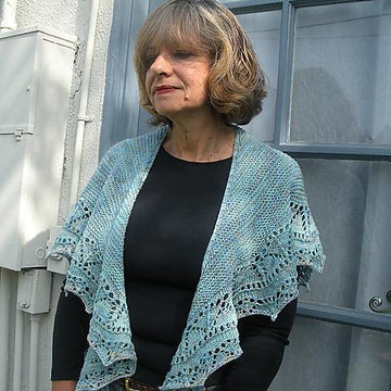 Lydia Crescent Lace Shawl