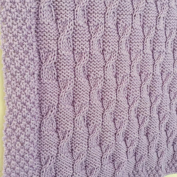 Baby Blanket ~ Broken Cables