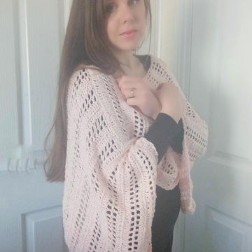 Summer Pink Poncho