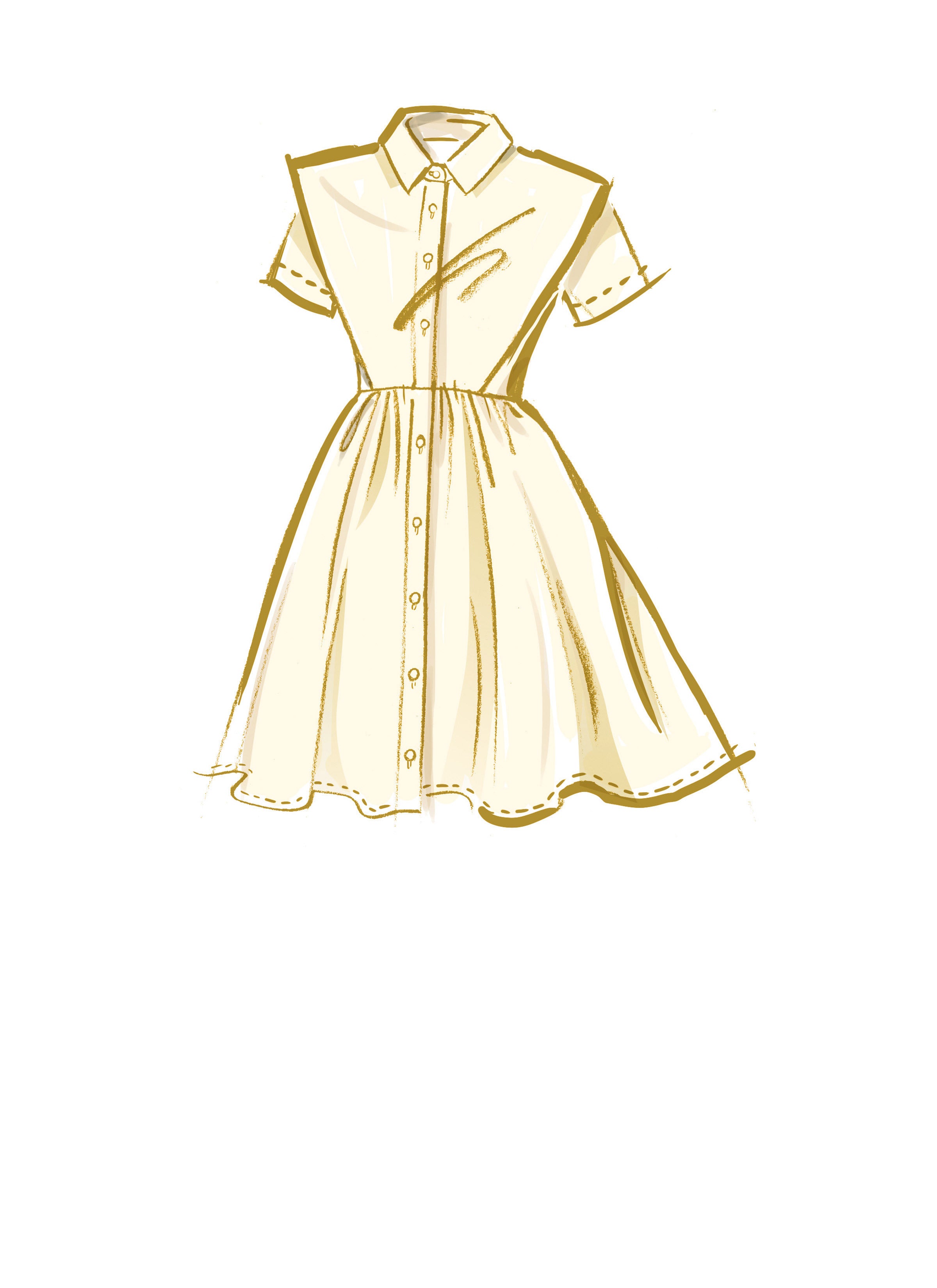 McCall's Misses' Shirtdress M8342 - Sewing Pattern