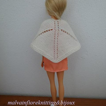 Poncho for Annachiara’s Barbie