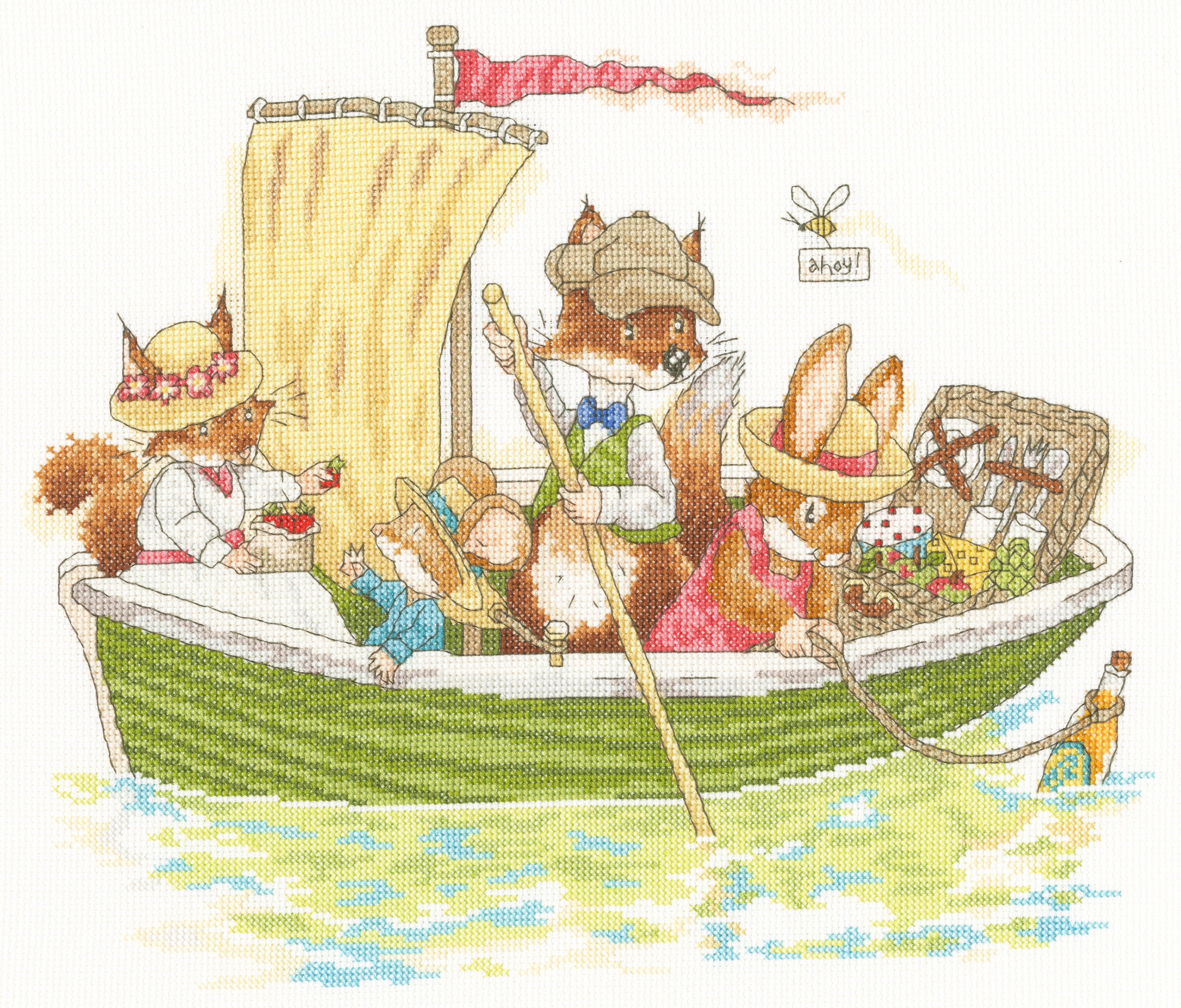 Bothy Threads Ahoy There! Cross Stitch Kit - 34 x 29cm