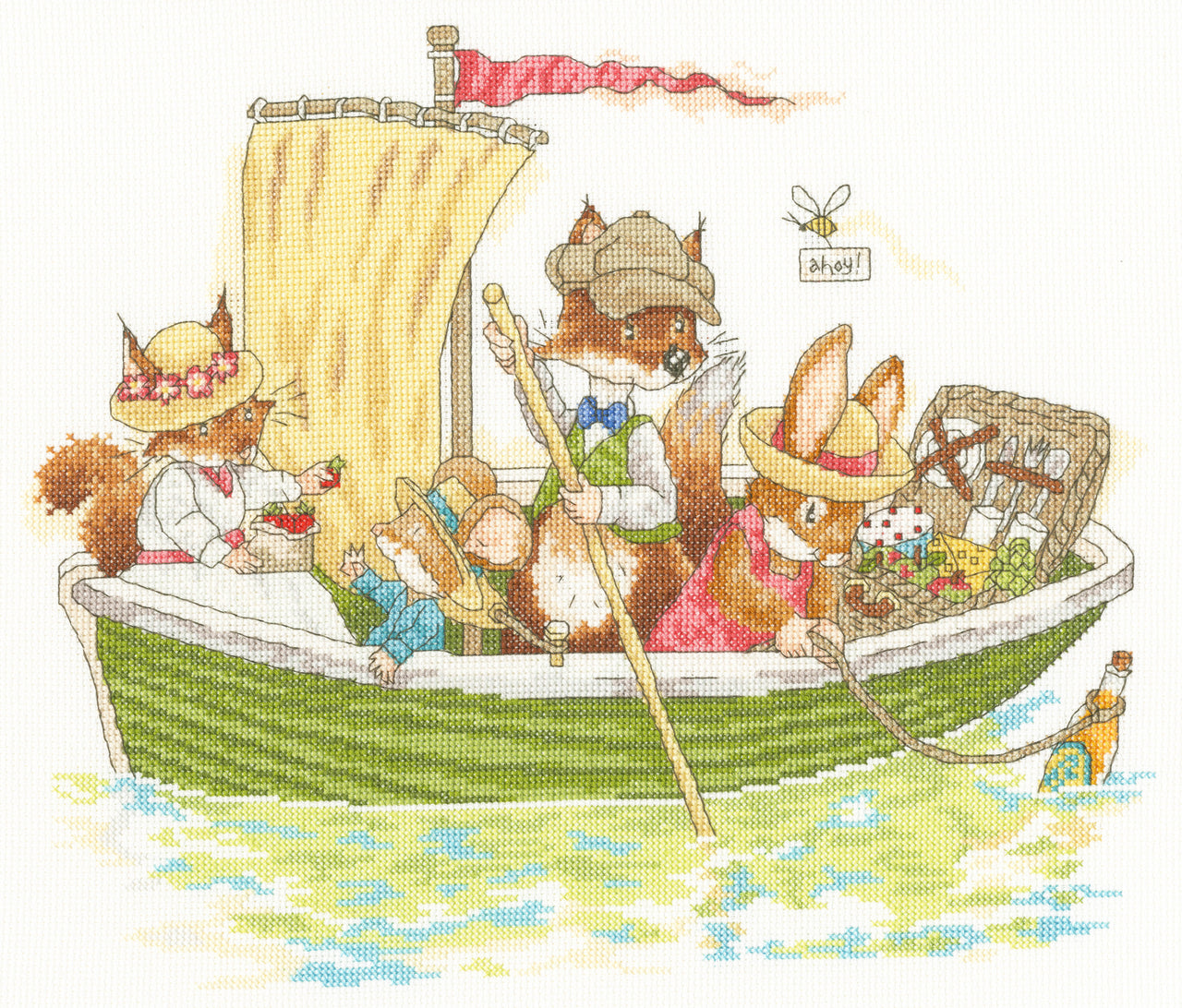 Bothy Threads Ahoy There! Cross Stitch Kit - 34 x 29cm