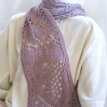 LoisLeighâ€™s Luxurious Lacy Iris Scarf
