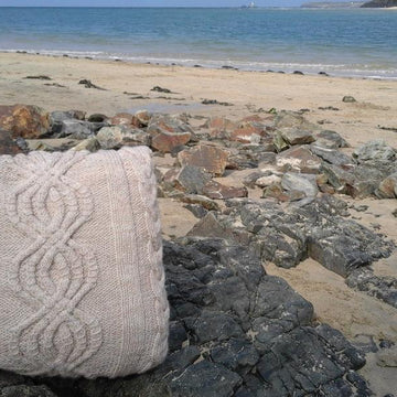 Starburst and cabled cushion covers