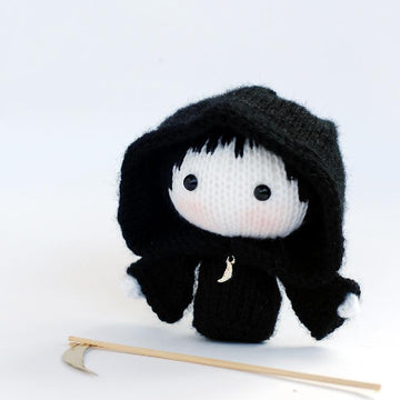 Halloween Doll in the Death dress.