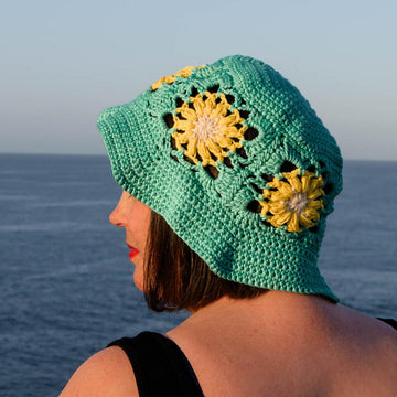 Granny Square Bucket Hat