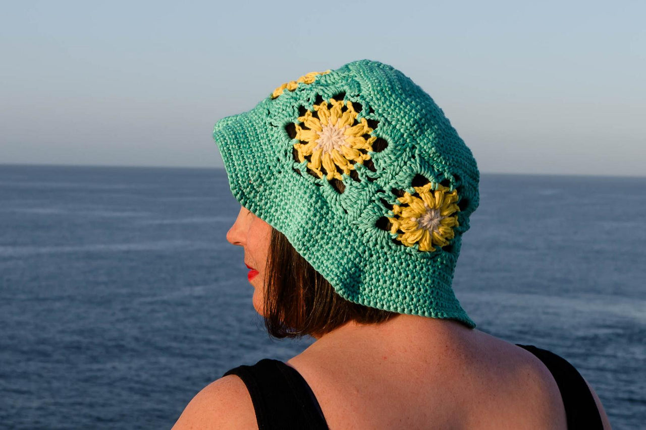 Granny Square Bucket Hat