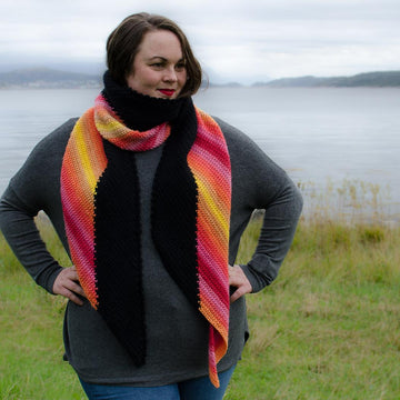 Diagonal Sunset Wrap