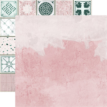 Kaisercraft Lily & Moss Double-Sided Cardstock 12"X12" 10/Pkg - Pink Plaster