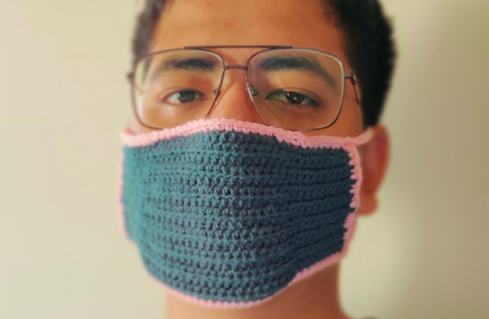 Crochet Mask with Filter