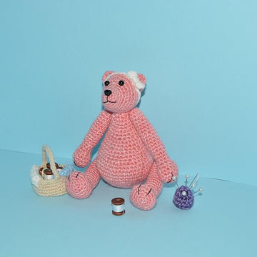 Sarah The Sewing Teddy Bear