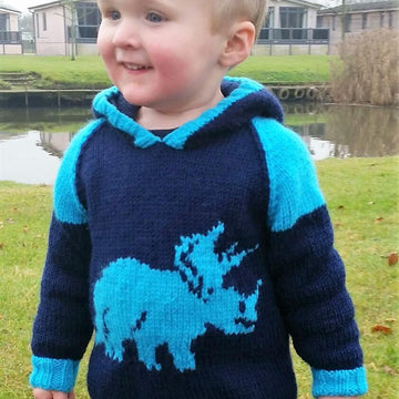 Dinosaur Hoodie - Triceratops