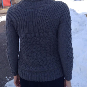 Textured Yoke Top
