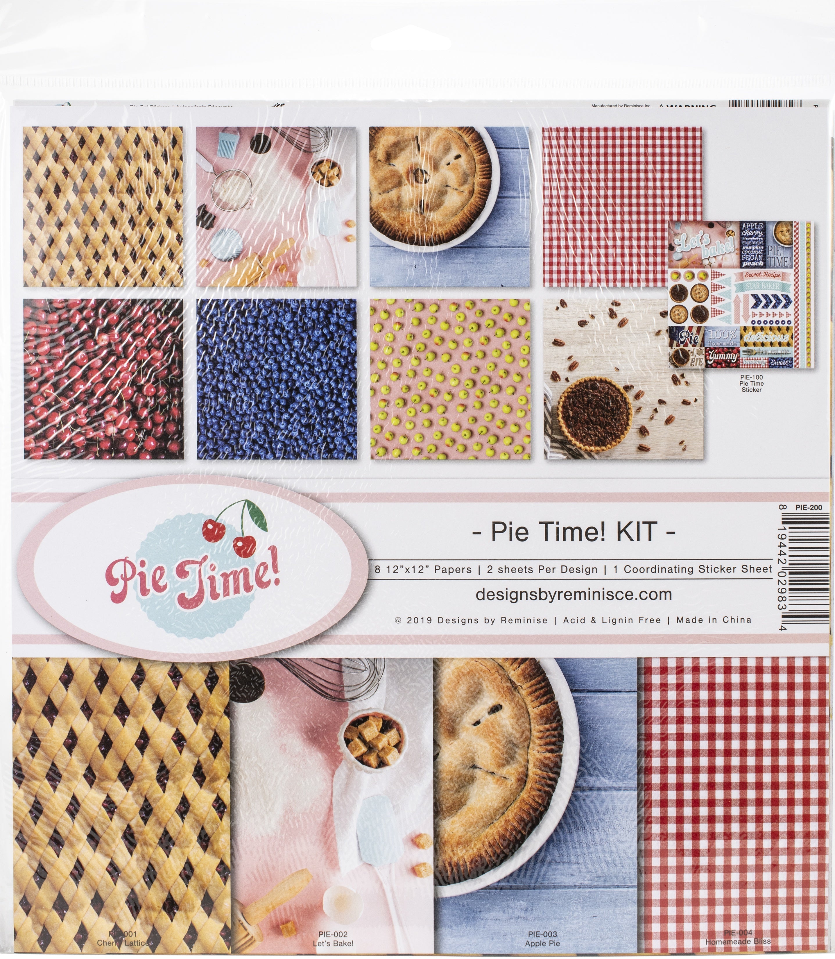 Reminisce Collection Kit 12"X12" - Pie Time