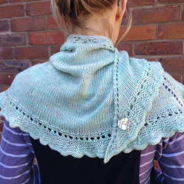 Seafoam Shawlette-to-shrug