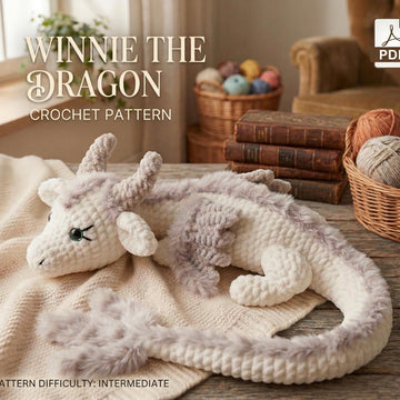 Winnie the Dragon Official Pattern, Dragon Crochet Pattern PDF