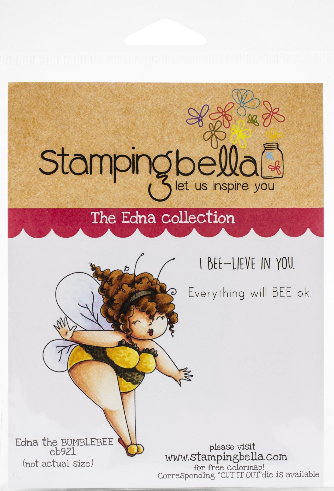 Stamping Bella Cling Stamps - Edna The Bumblebee
