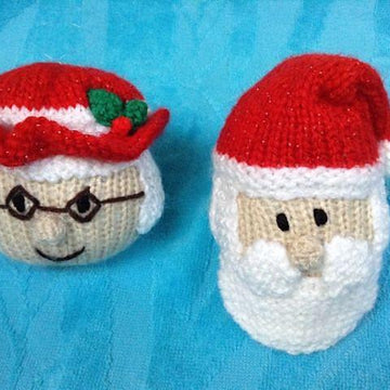 Father and Mother Christmas Baubles