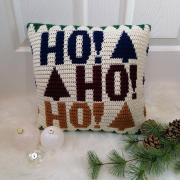 Ho Ho Ho Christmas Pillow