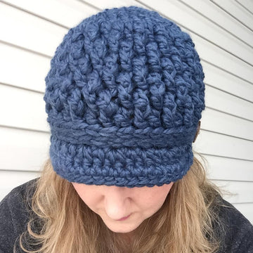 Cozy Textured Newsboy Hat