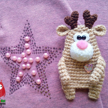 274 Reindeer Brouch