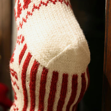 Pine Wood Christmas Stocking