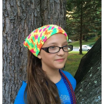 Mumtaz Crochet Triangle Head Scarf Pattern Bandana Designer