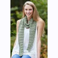 Sorrel - Scarf Knitting Pattern for Women in Tahki Yarns Classic Superwash