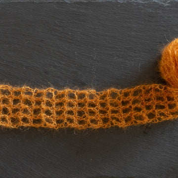 Mohair Square Mesh Headband